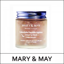 [MARY & MAY] ★ Sale 54% ★ (bo) Calendula Peptide Ageless Sleeping Mask 110g / 72150(6) / 29,500 won() / Sold Out